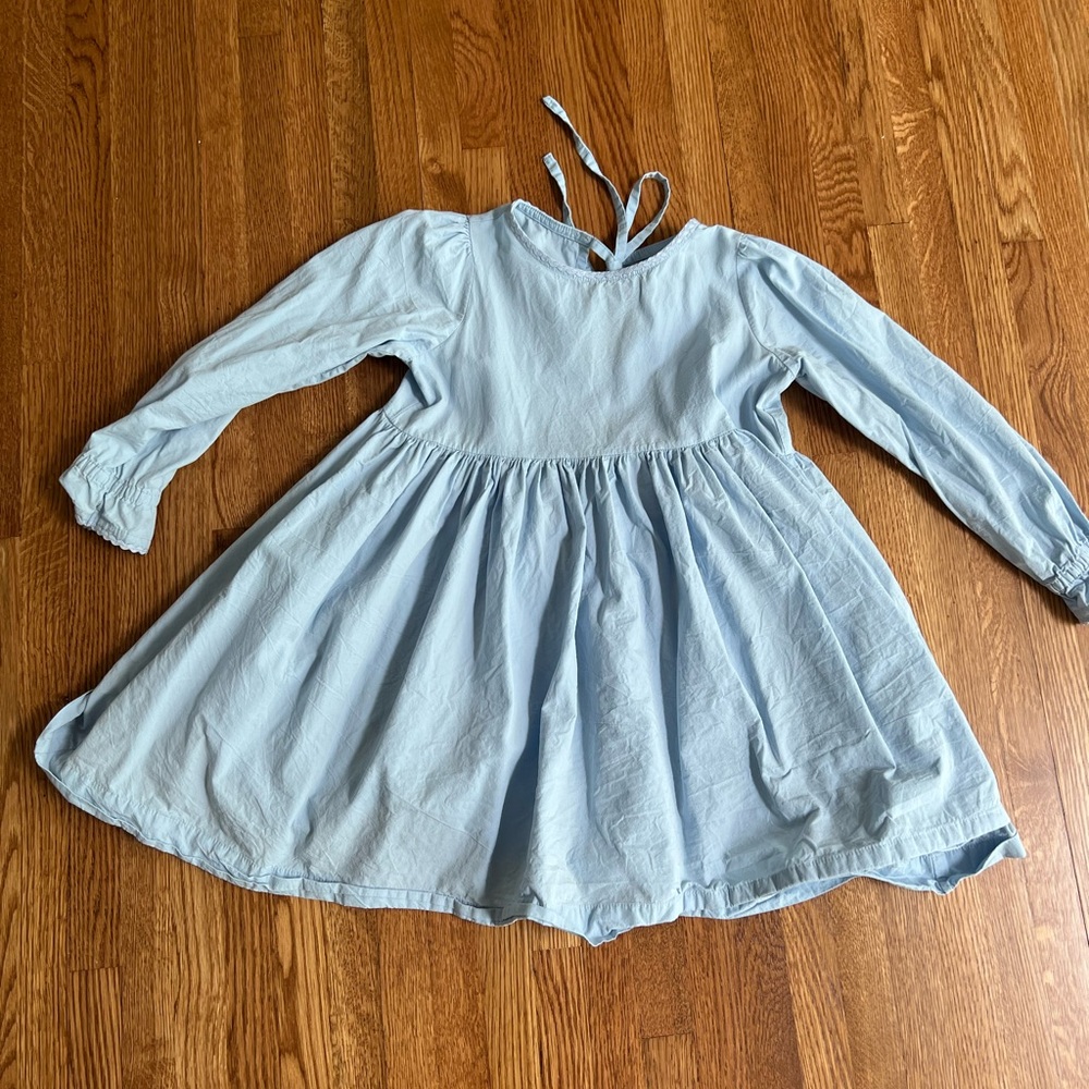Noble Light Blue Kids Dress